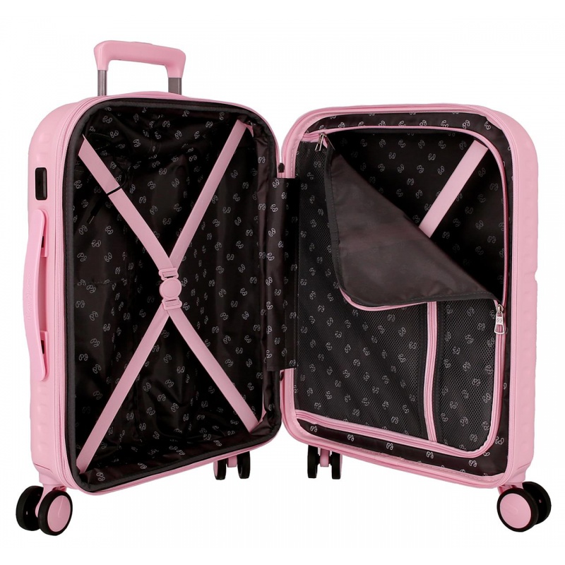 PEPE JEANS Highlight Light Pink, ABS Cestovný kufor, 55x40x20cm, 37L, 768862C (small exp.) PEPE JEANS Highlight Light Pink, ABS Cestovný kufor, 55x40x20cm, 37L, 768862C (small exp.)