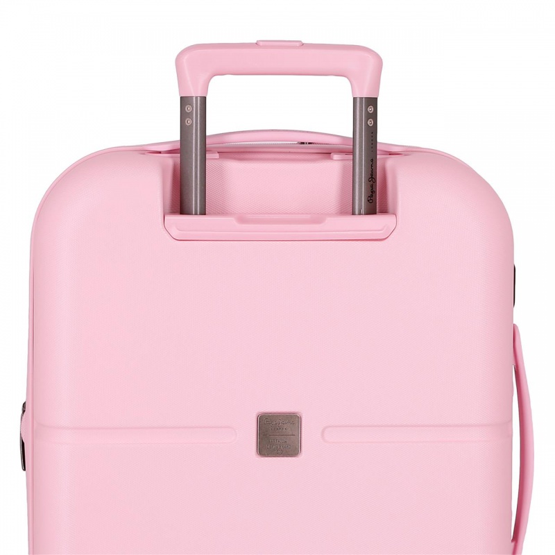 PEPE JEANS Highlight Light Pink, ABS Cestovný kufor, 55x40x20cm, 37L, 768862C (small exp.) PEPE JEANS Highlight Light Pink, ABS Cestovný kufor, 55x40x20cm, 37L, 768862C (small exp.)