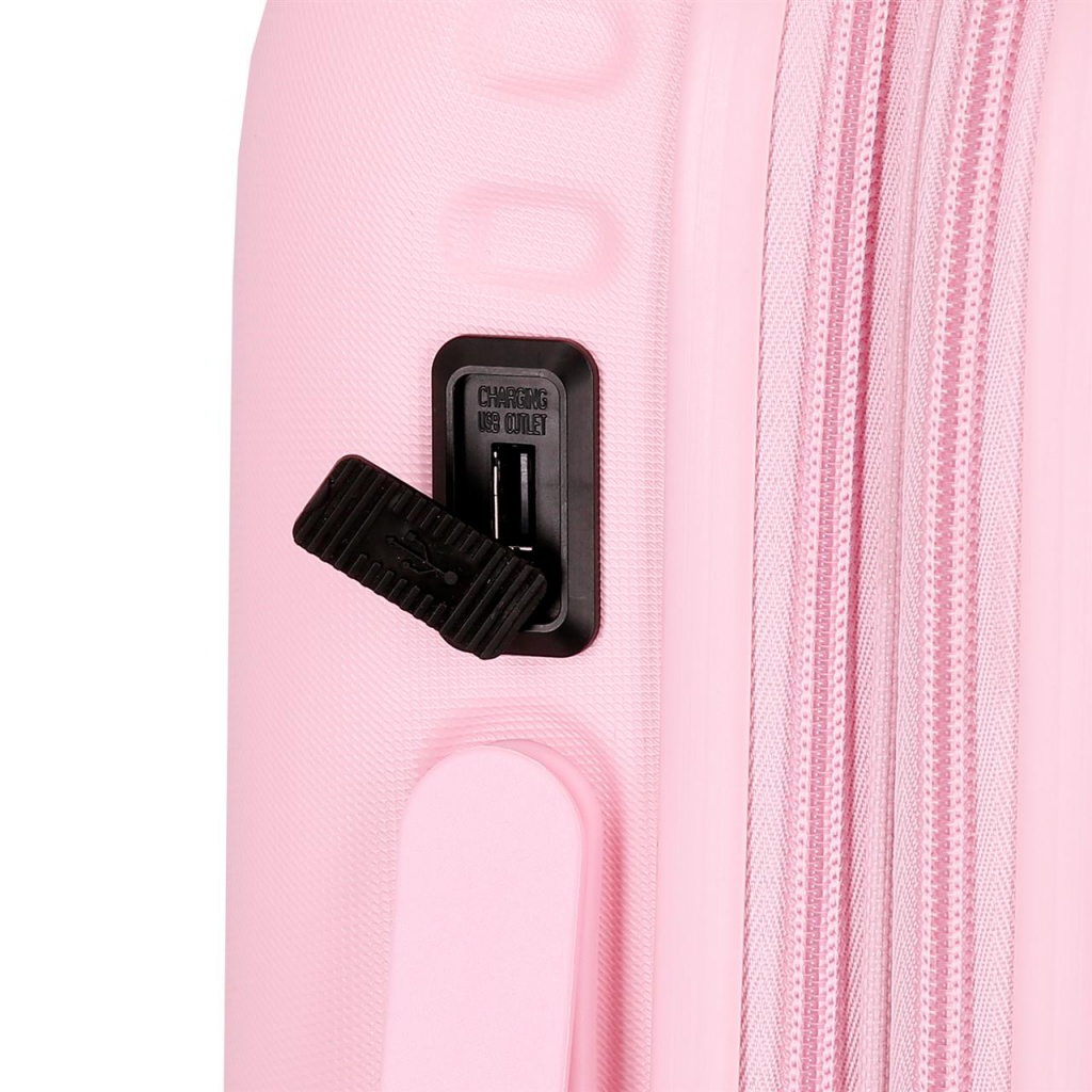 PEPE JEANS Highlight Light Pink, ABS Cestovný kufor, 55x40x20cm, 37L, 768862C (small exp.)