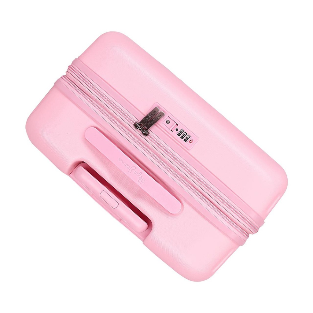 PEPE JEANS Highlight Light Pink, Sada luxusných ABS cestovných kufrov 70cm/55cm, 768952C