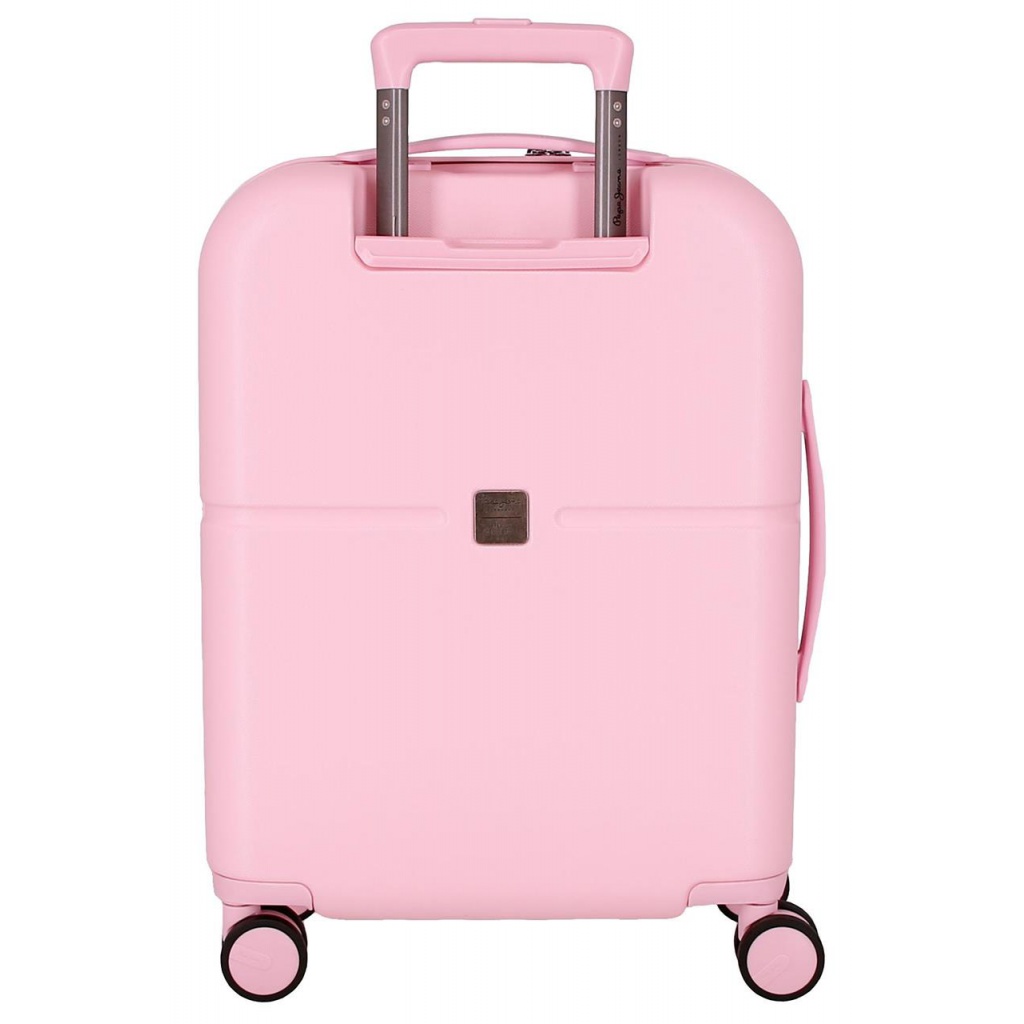 PEPE JEANS Highlight Light Pink, Sada luxusných ABS cestovných kufrov 70cm/55cm, 768952C