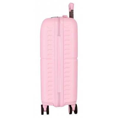 PEPE JEANS Highlight Light Pink, Sada luxusních ABS cestovních kufrů 70cm/55cm, 768952C PEPE JEANS Highlight Light Pink, Sada luxusních ABS cestovních kufrů 70cm/55cm, 768952C