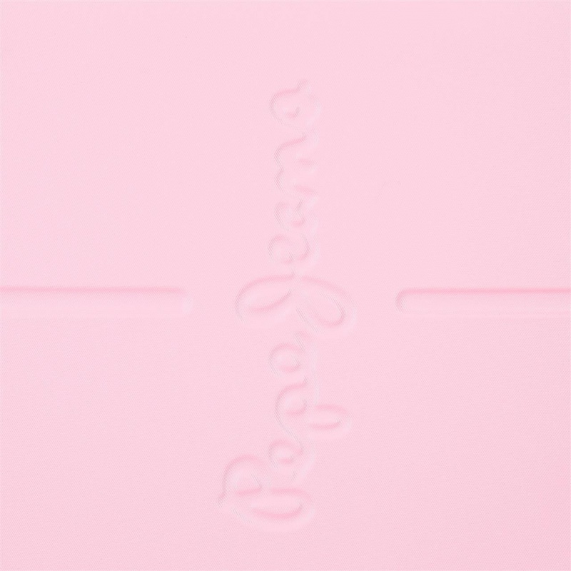 PEPE JEANS Highlight Light Pink, Sada luxusních ABS cestovních kufrů 70cm/55cm, 768952C PEPE JEANS Highlight Light Pink, Sada luxusních ABS cestovních kufrů 70cm/55cm, 768952C