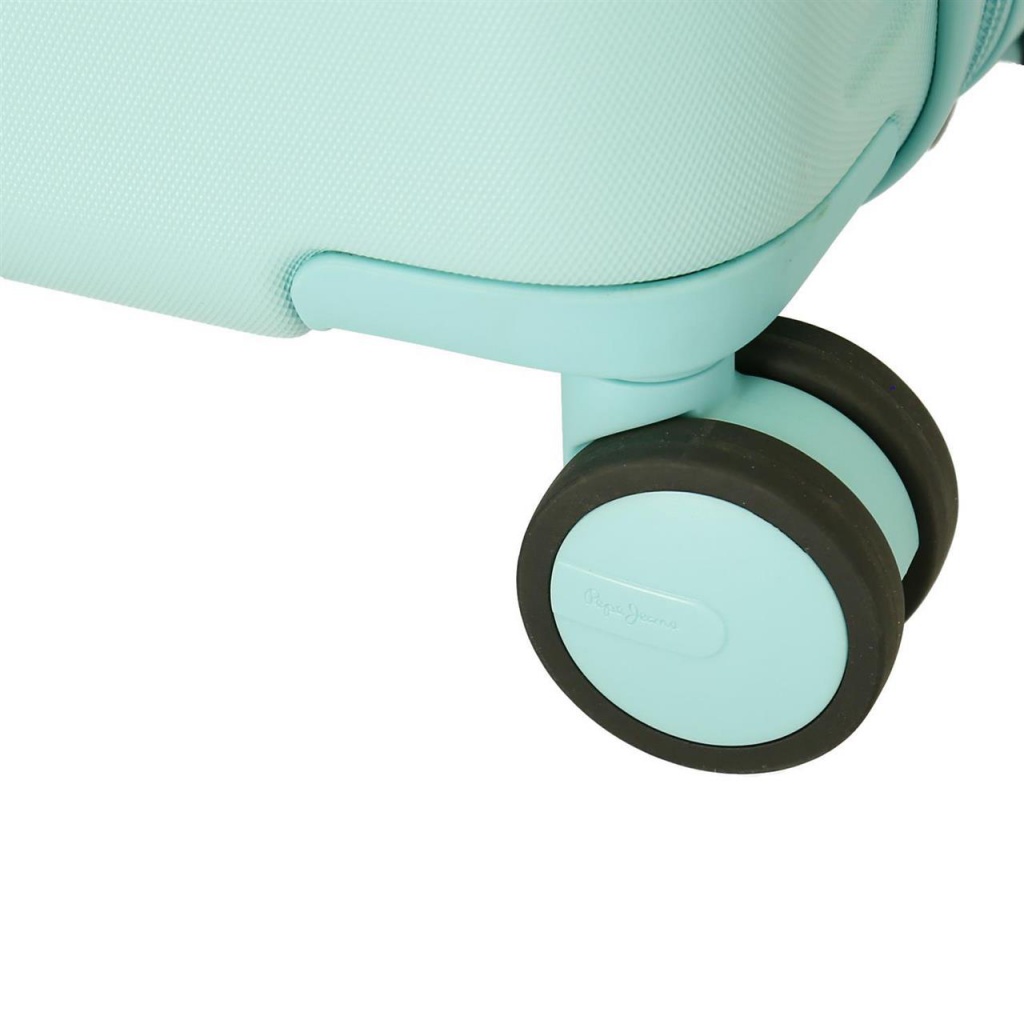 PEPE JEANS Highlight Turquesa, Sada luxusních ABS cestovních kufrů 70cm/55cm, 7689525