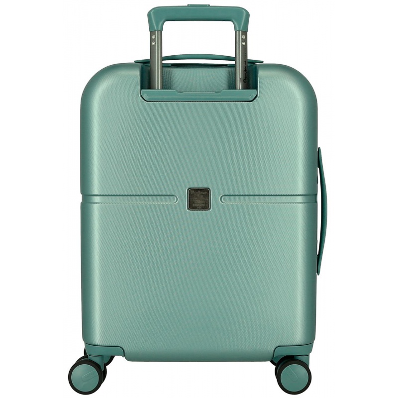 PEPE JEANS Highlight Verde, Sada luxusních ABS cestovních kufrů 70cm/55cm, 768952B PEPE JEANS Highlight Verde, Sada luxusních ABS cestovních kufrů 70cm/55cm, 768952B