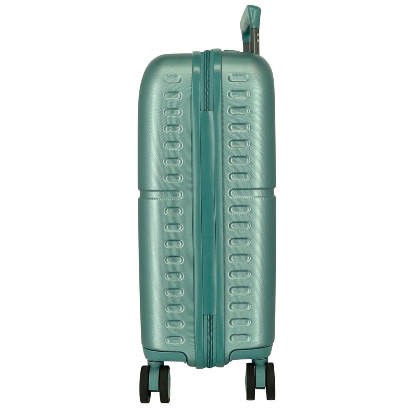 PEPE JEANS Highlight Verde, Sada luxusných ABS cestovných kufrov 70cm/55cm, 768952B PEPE JEANS Highlight Verde, Sada luxusných ABS cestovných kufrov 70cm/55cm, 768952B