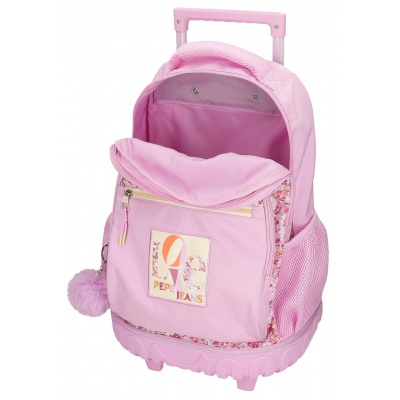 Školní batoh na kolečkách Pepe Jeans Sandra, 30L, 6852921 Školní batoh na kolečkách Pepe Jeans Sandra, 30L, 6852921