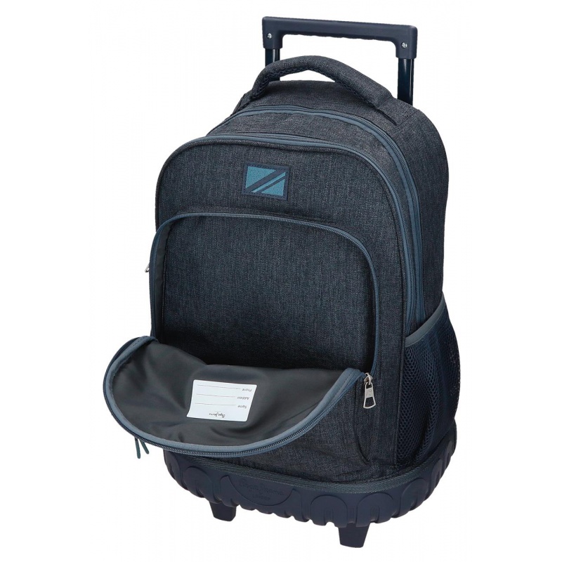 Školní batoh na kolečkách Pepe Jeans Edmon, 30L, 6912921 Školní batoh na kolečkách Pepe Jeans Edmon, 30L, 6912921