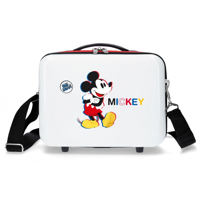 Cestovní kosmetický kufřík MICKEY MOUSE 3D Blanco, 9L, 2923923 Cestovní kosmetický kufřík MICKEY MOUSE 3D Blanco, 9L, 2923923