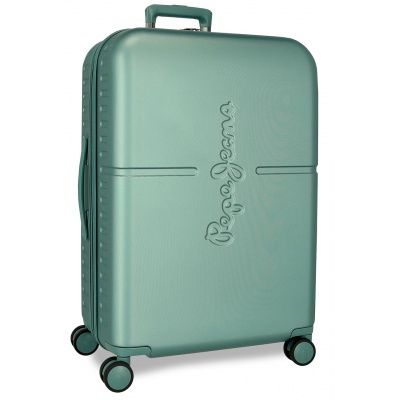 PEPE JEANS Highlight Verde, Cestovní kufr, 70x48x28cm, 79L, 768922B (medium exp.)