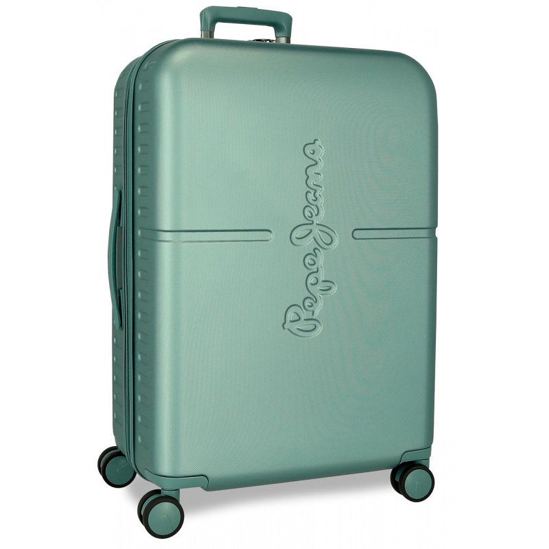 PEPE JEANS Highlight Verde, Cestovný kufor, 70x48x28cm, 79L, 768922B (medium exp.) PEPE JEANS Highlight Verde, Cestovný kufor, 70x48x28cm, 79L, 768922B (medium exp.)