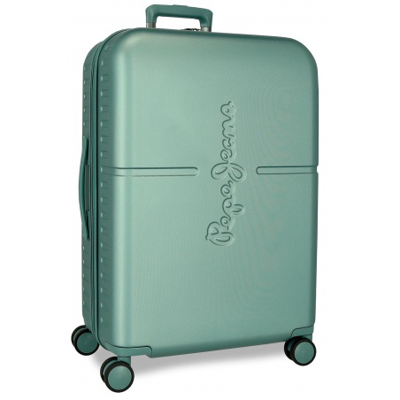 PEPE JEANS Highlight Verde, Cestovní kufr, 70x48x28cm, 79L, 768922B (medium exp.)