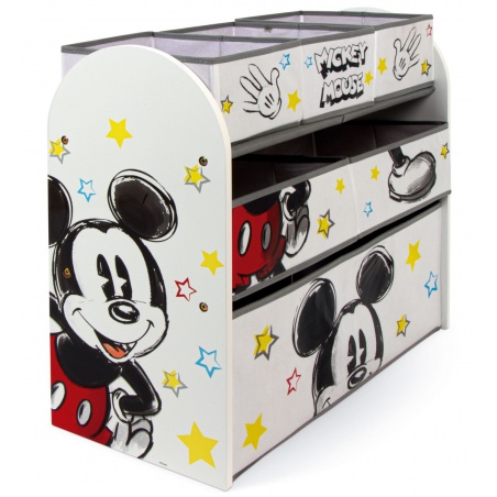Regál / organizér na hračky MICKEY MOUSE, WD13694