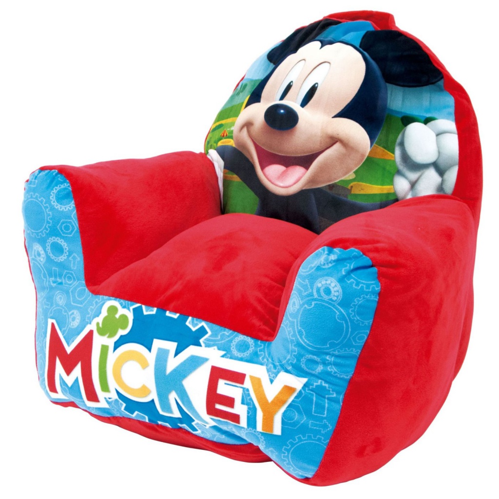 Detské plyšové plnené kreslo MICKEY MOUSE, WD13974