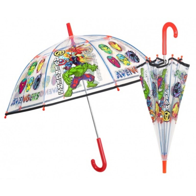 Detský automatický dáždnik Perletti Kids "Avengers" Transparent, 75283 Detský automatický dáždnik Perletti Kids "Avengers" Transparent, 75283