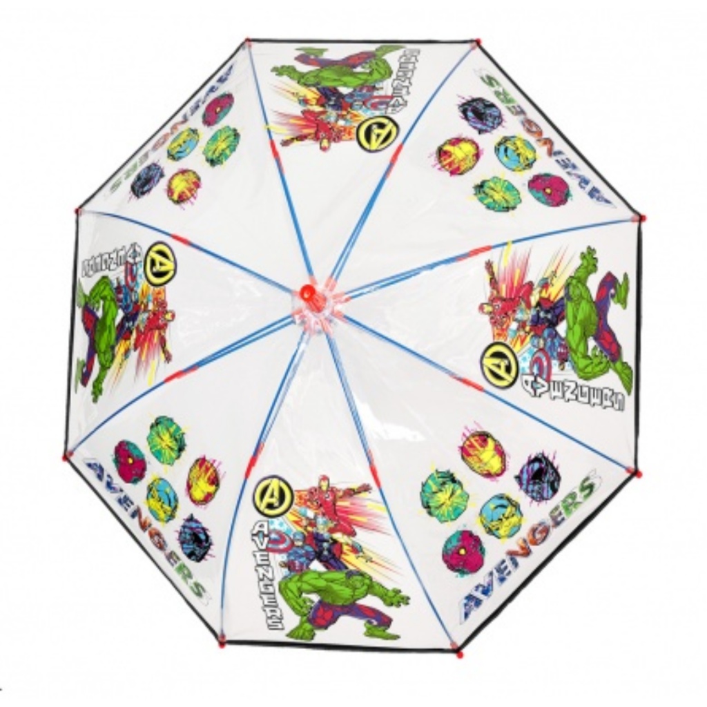 Detský automatický dáždnik Perletti Kids "Avengers" Transparent, 75283