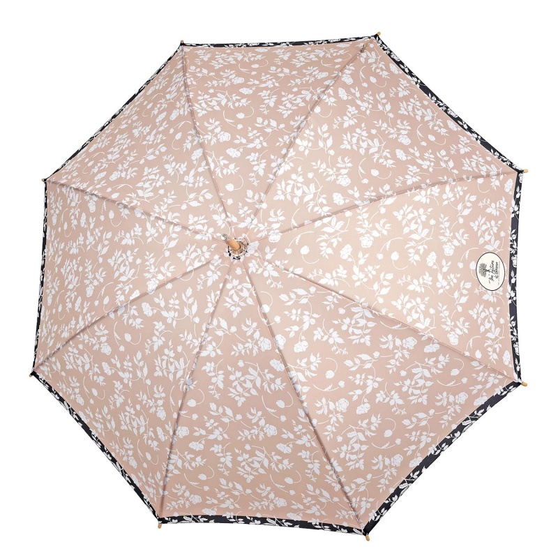 Elegantní dámský deštník Perletti Green "Fiore Bianco", 19161 Elegantní dámský deštník Perletti Green "Fiore Bianco", 19161