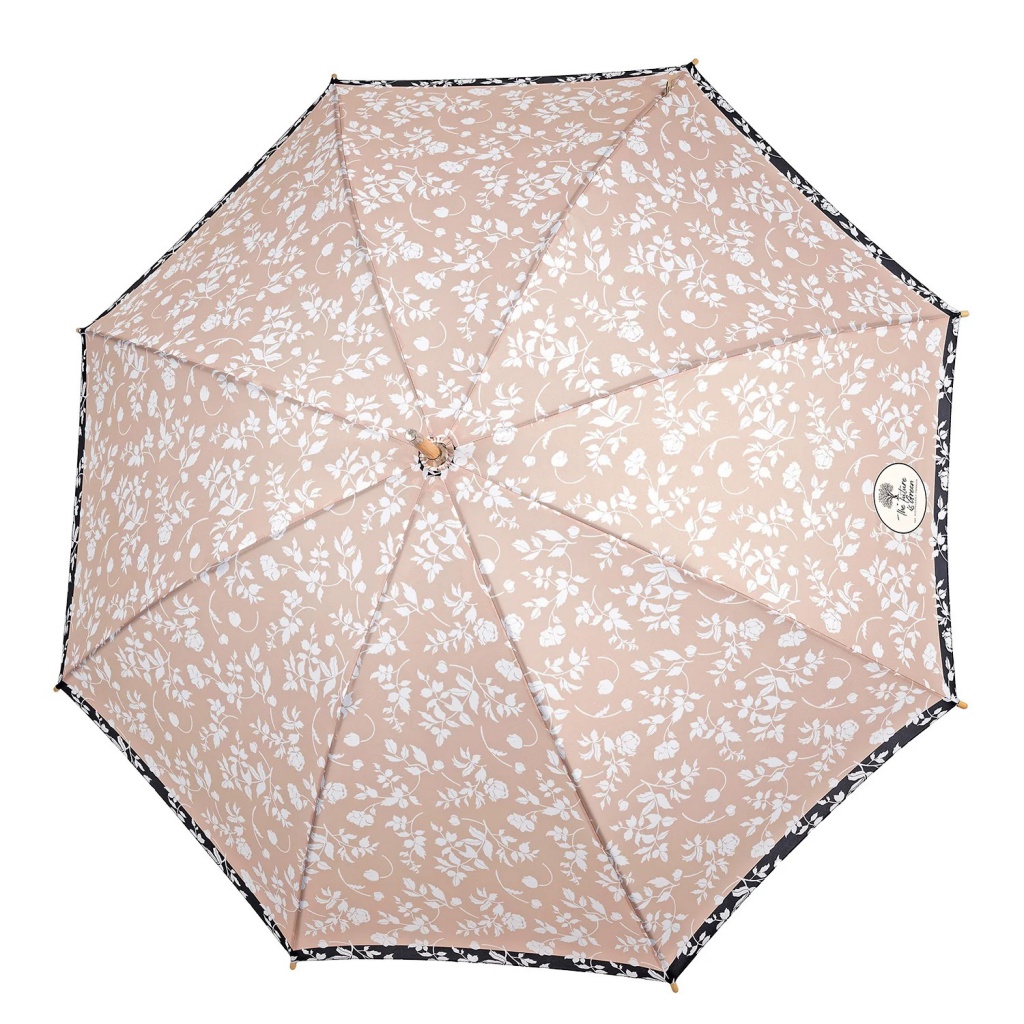 Elegantní dámský deštník Perletti Green "Fiore Bianco", 19161