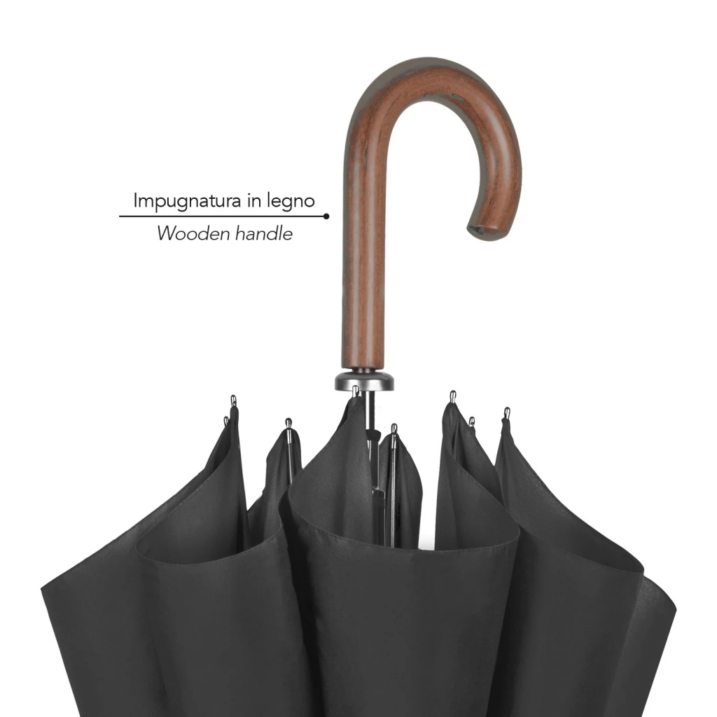 Automatický golfový dáždnik Perletti Time Nero, 26350