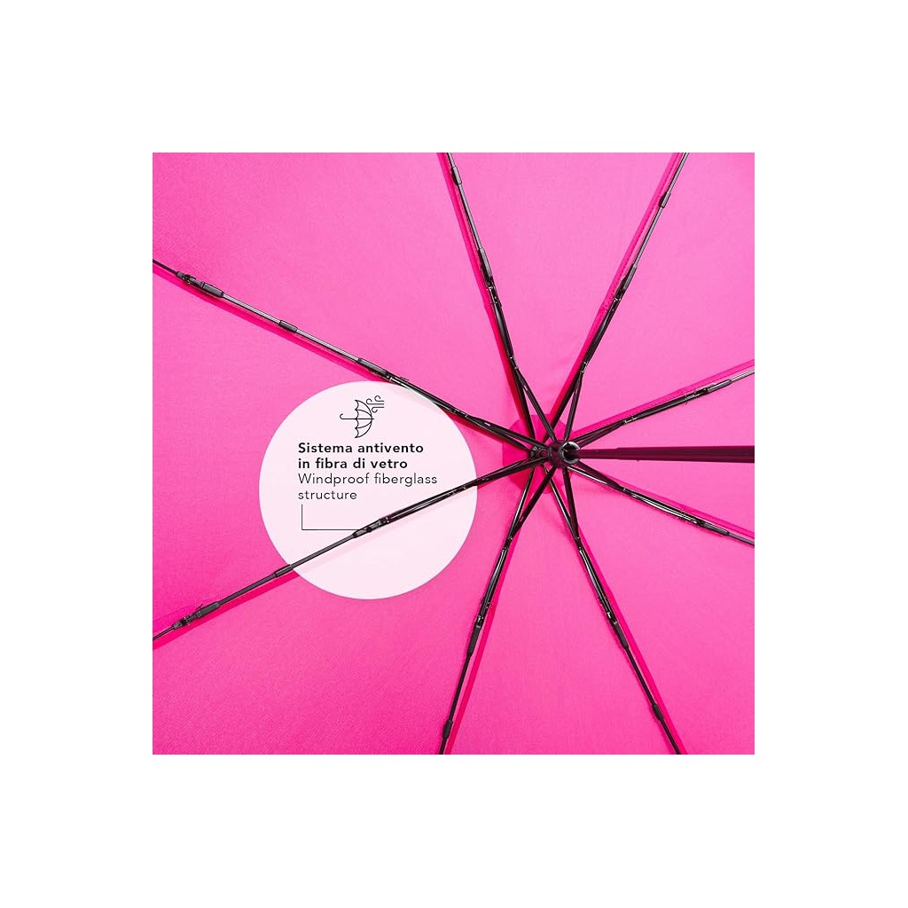 Dětský reflexní deštník Perletti Cool Kids "Back To Cool", růžový, 15657