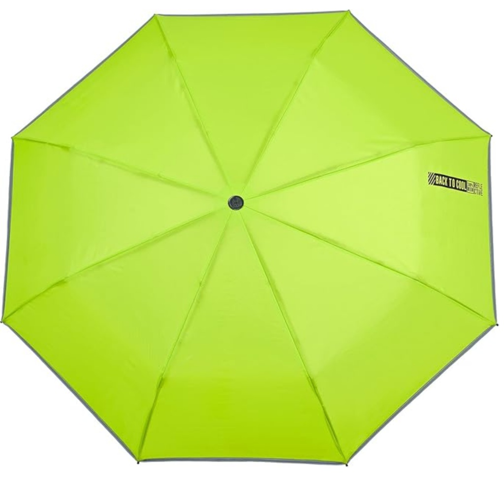 Dětský reflexní deštník Perletti Cool Kids "Back To Cool", zelený, 15657