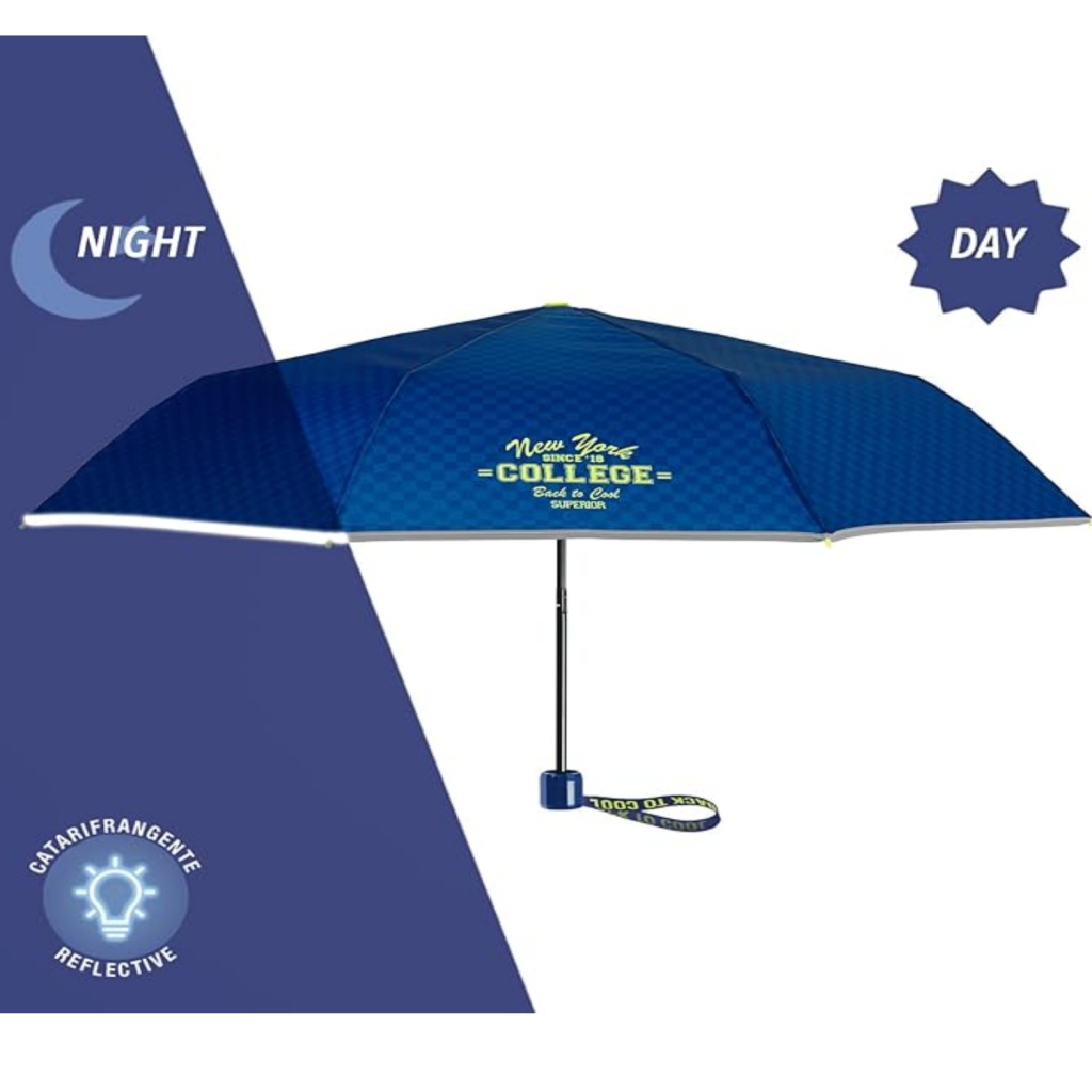 Dětský reflexní deštník Perletti Cool Kids "College", 15658