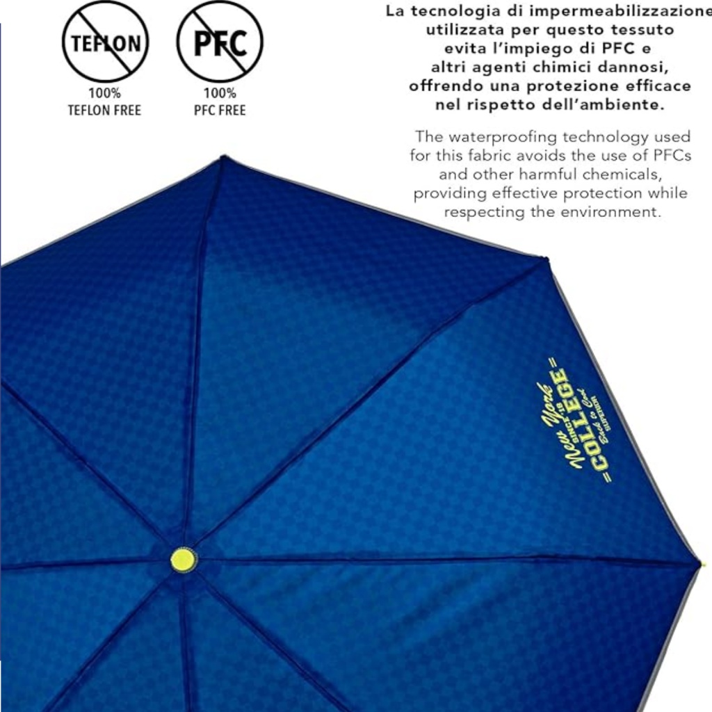 Detský reflexný dáždnik Perletti Cool Kids "College", 15658