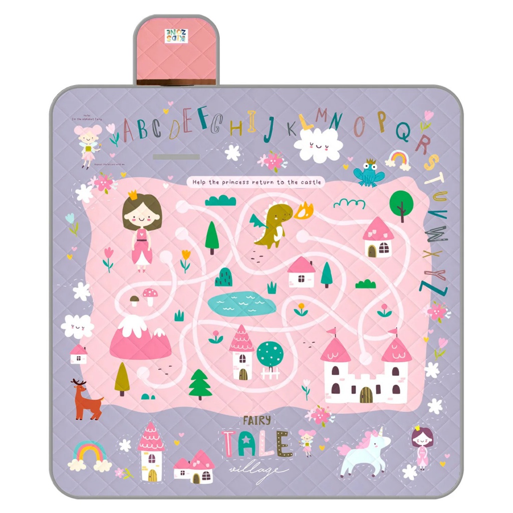 Detská pikniková deka Perletti – Hrad princeznej, 150x150 cm