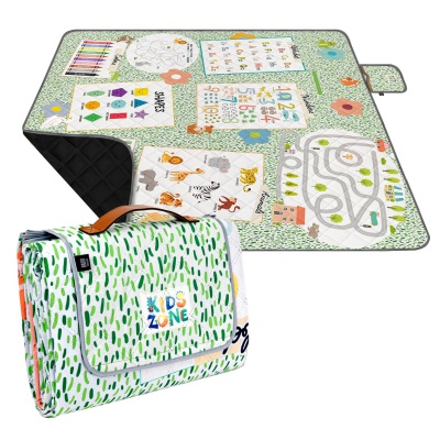 Perletti Travel Montessori hry 200×200 cm – vodoodpudivá pikniková deka Perletti Travel Montessori hry 200×200 cm – vodoodpudivá pikniková deka