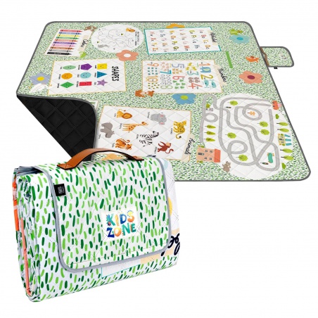 Perletti Travel Montessori hry 200×200 cm – vodoodpudivá pikniková deka
