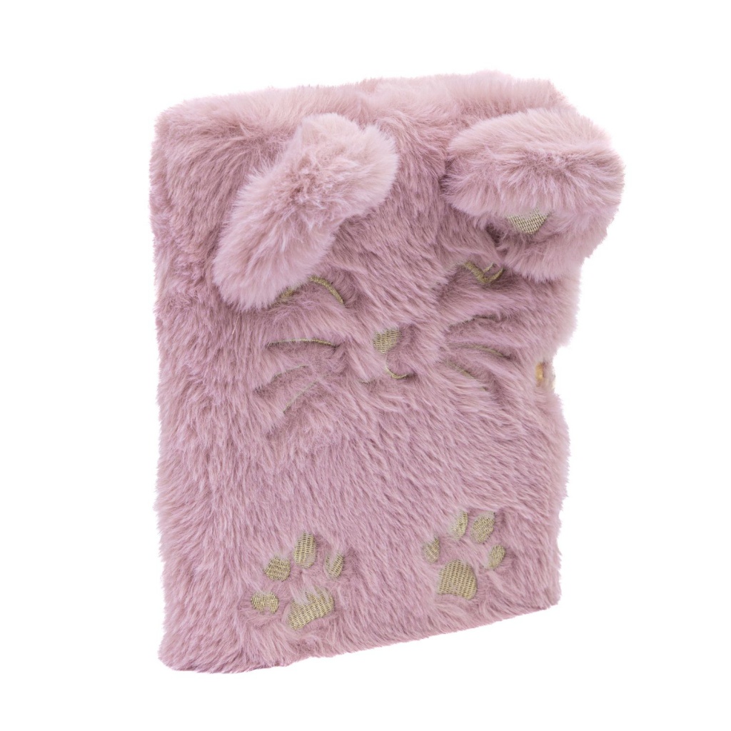Roztomilý zápisník ASTRAPAP FLUFFY KITTY formátu A5 s motivem kočičky. Obsahuje 96 listů linkovaného papíru (70g) a praktický