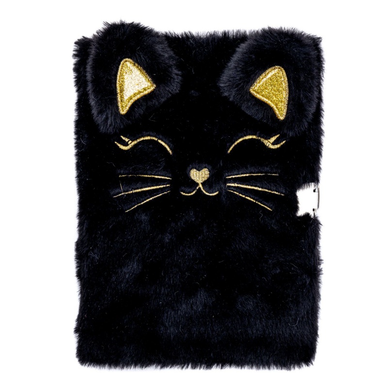 Roztomilý zápisník ASTRAPAP FLUFFY KITTY BLACK formátu A5 s motívom mačičky. Obsahuje 96 listov linkovaného papiera (70g) a prak Roztomilý zápisník ASTRAPAP FLUFFY KITTY BLACK formátu A5 s motívom mačičky. Obsahuje 96 listov linkovaného papiera (70g) a prak