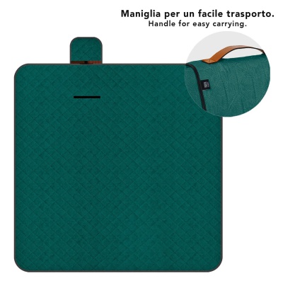 Perletti Travel Listy 200×200 cm – veľká vodoodpudivá pikniková deka Perletti Travel Listy 200×200 cm – veľká vodoodpudivá pikniková deka