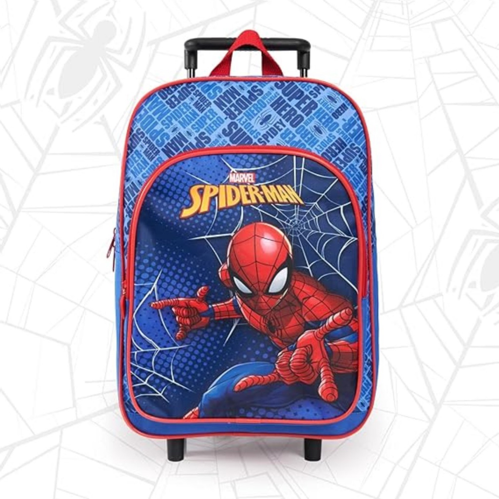 Perletti Kids Spiderman 36×25×12 cm – batoh na kolieskach