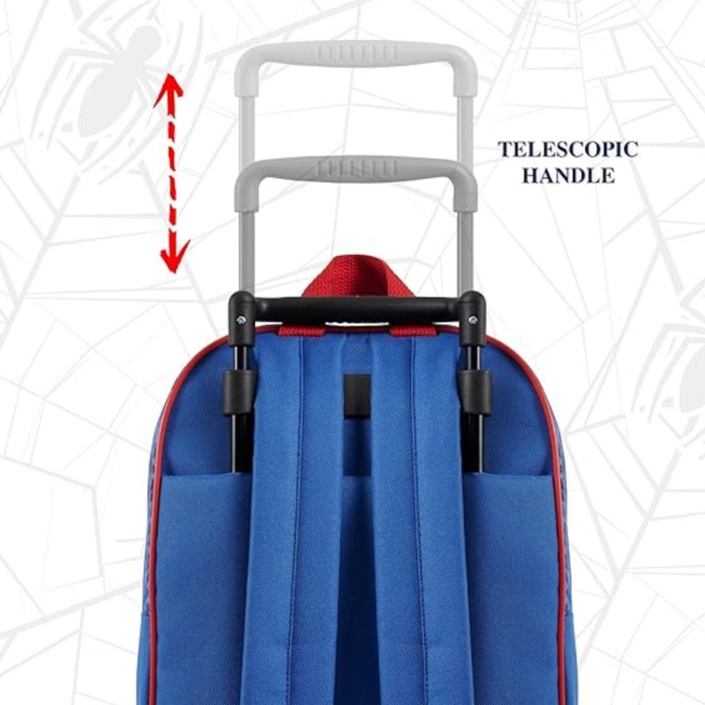 Perletti Kids Spiderman 36×25×12 cm – batoh na kolieskach