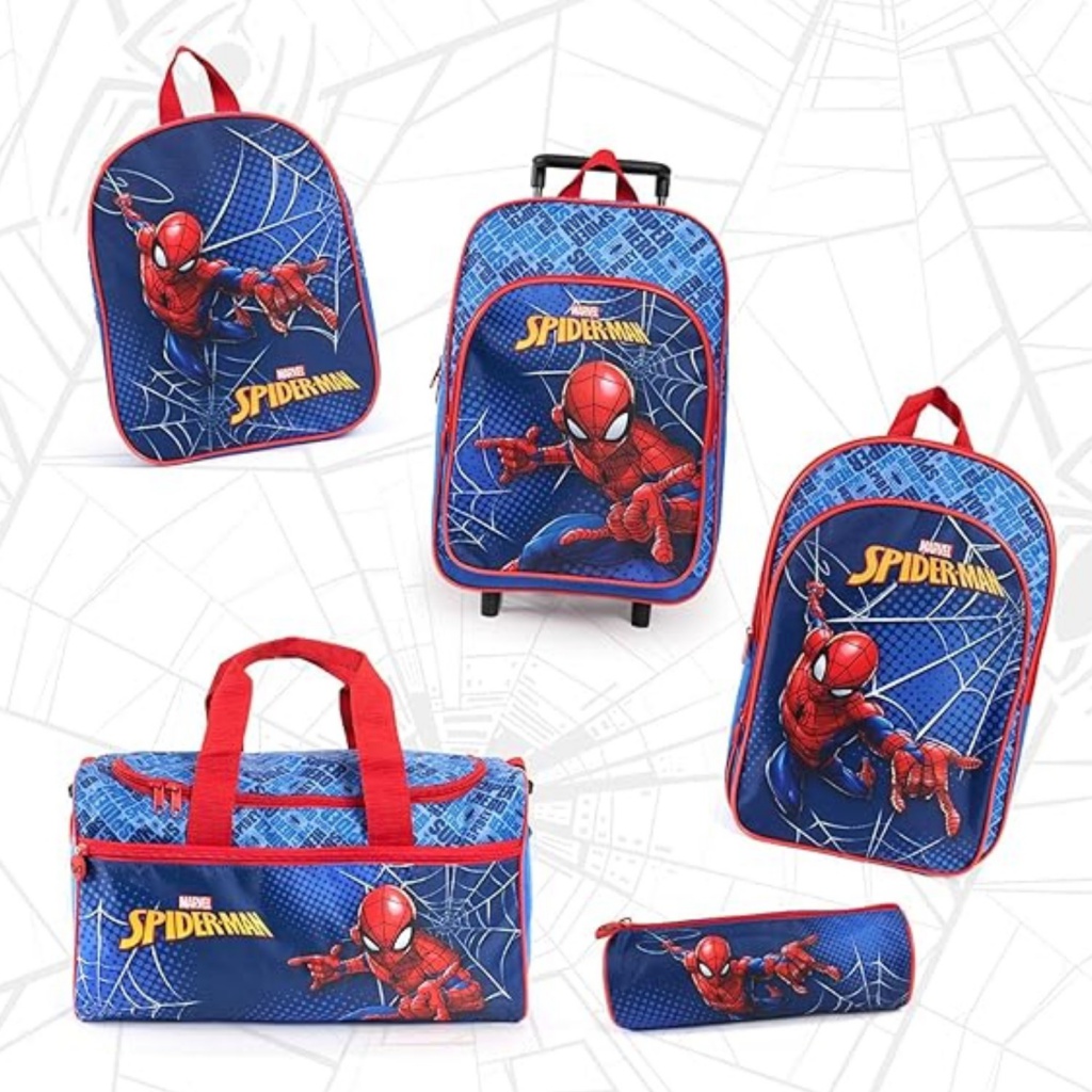 Perletti Kids Spiderman 36×25×12 cm – batoh na kolieskach