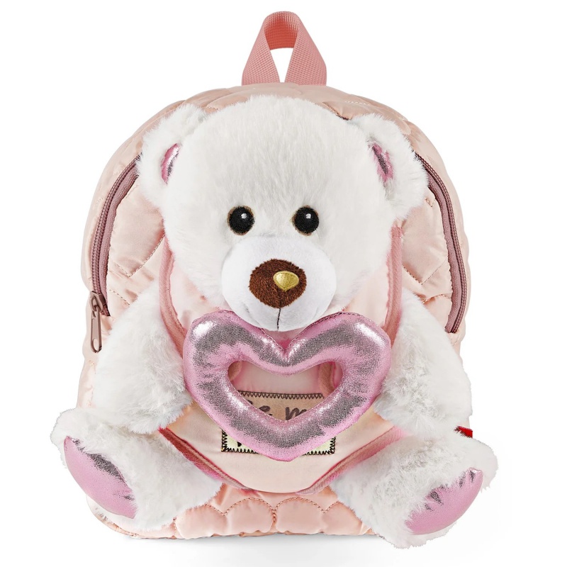 Perletti Toys Ľadový medveď 27×21×9 cm – detský batôžtek s plyšákom Perletti Toys Ľadový medveď 27×21×9 cm – detský batôžtek s plyšákom