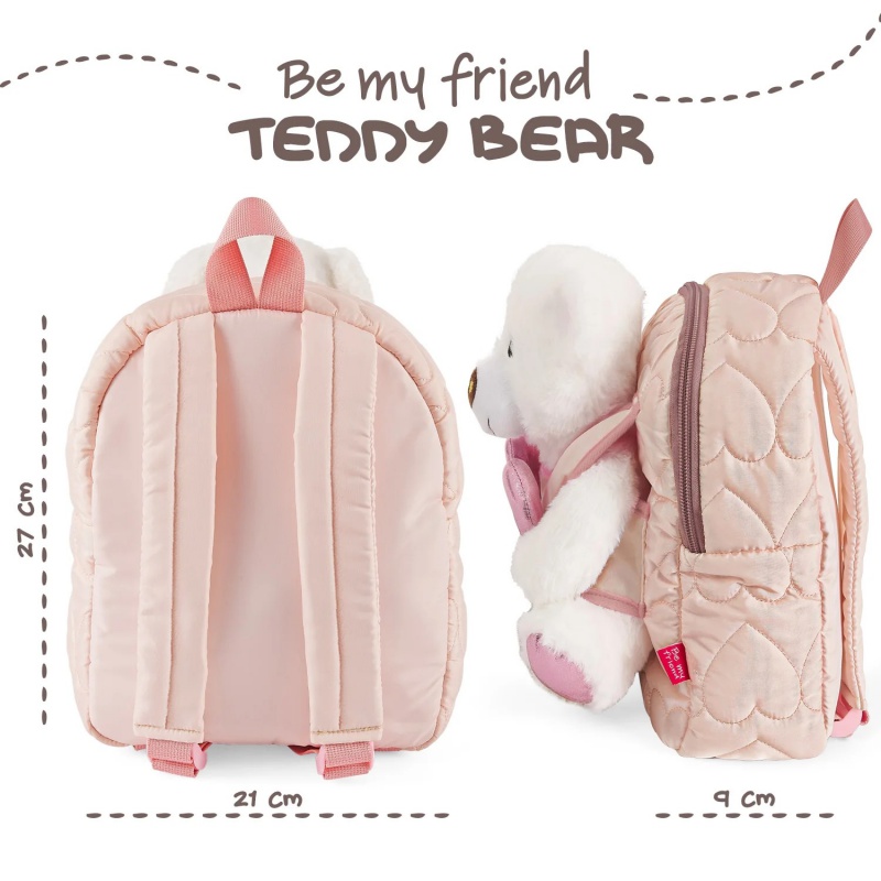 Perletti Toys Ľadový medveď 27×21×9 cm – detský batôžtek s plyšákom Perletti Toys Ľadový medveď 27×21×9 cm – detský batôžtek s plyšákom