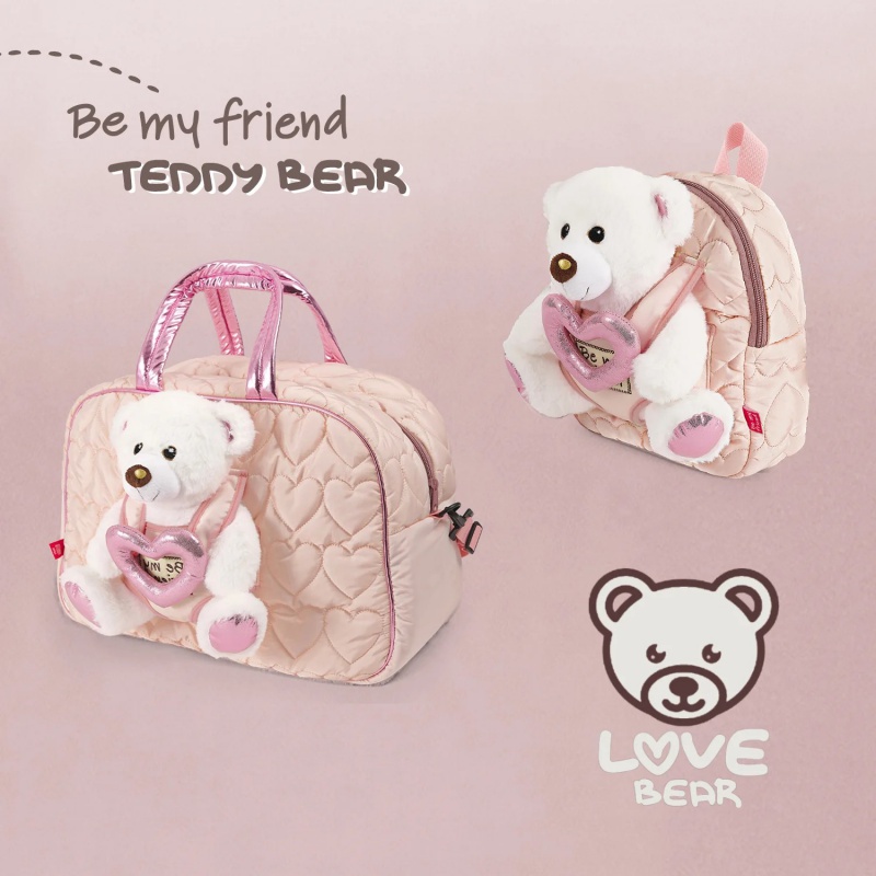 Perletti Toys Ľadový medveď 27×21×9 cm – detský batôžtek s plyšákom Perletti Toys Ľadový medveď 27×21×9 cm – detský batôžtek s plyšákom