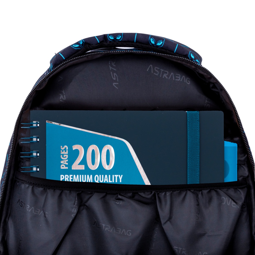 Menší školní batoh od značky AstraBAG je perfektním společníkem pro vašeho školáka. Je vhodný pro žáky od 6-9 let. S objemem