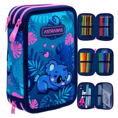 Třípatrový penál AstraBAG s kompletní náplní kvalitních psacích potřeb je perfektním řešením pro školáky. S tímto p