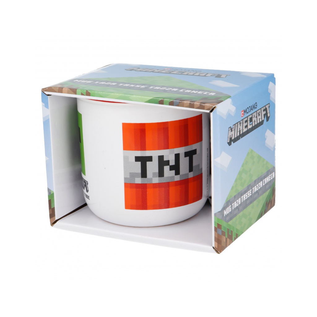 Keramický hrnček Minecraft TNT 400 ml – licenčný