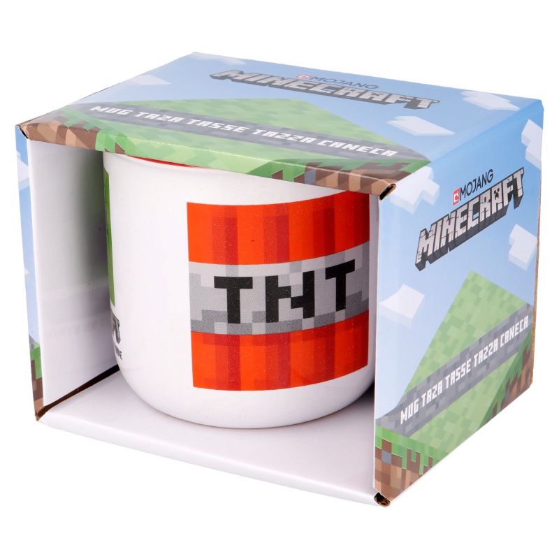 Keramický hrnček Minecraft TNT 400 ml – licenčný