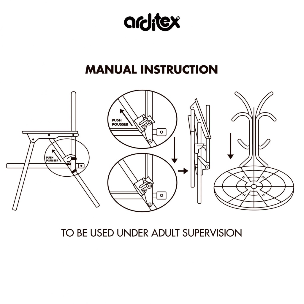 Kempingová sada pro děti DISNEY FROZEN (WD12996) – stůl, židle a slunečník