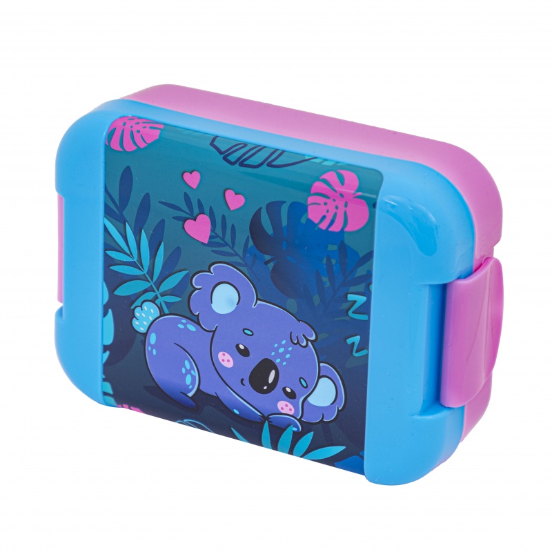 Praktický box na desiatu AQUA PURE SWEET KOALA s roztomilým motívom koaly. Vyrobený z bezpečného plastu bez BPA s objemom 450 ml Praktický box na desiatu AQUA PURE SWEET KOALA s roztomilým motívom koaly. Vyrobený z bezpečného plastu bez BPA s objemom 450 ml
