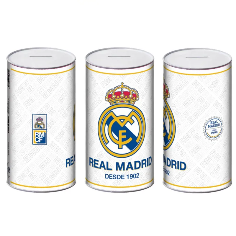 Plechová pokladnička Real Madrid C.F. – skvelý spôsob šetrenia pre deti Plechová pokladnička Real Madrid C.F. – skvelý spôsob šetrenia pre deti