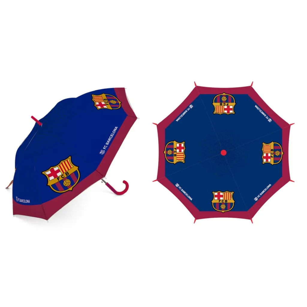 Automatický deštník FC Barcelona s oficiálním designem.