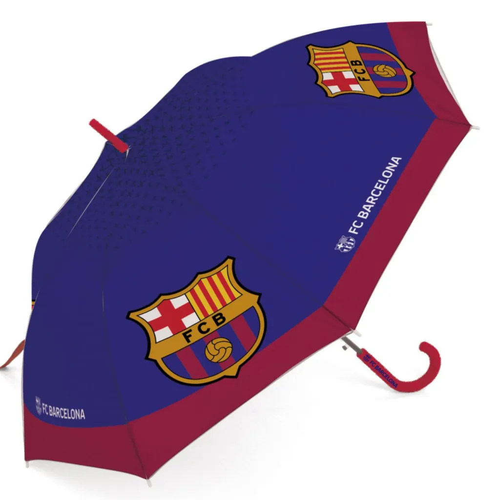 Automatický deštník FC Barcelona s oficiálním designem.