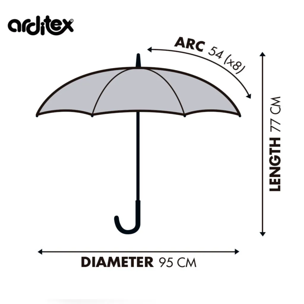 Automatický dáždnik FC Barcelona – oficiálny dizajn, 95 cm