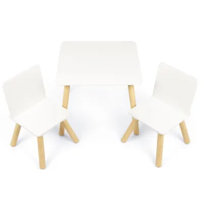 Detský drevený stolík + 2 stoličky Arditex Kids – praktický nábytok do detskej izby Detský drevený stolík + 2 stoličky Arditex Kids – praktický nábytok do detskej izby